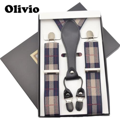 2017 Mens 3.5 cm Width Adjustable Four Clip-on Y-Back Solid Black Elastic Suspenders Braces for Father/Grandfather 110cm