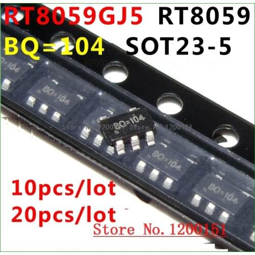 RT8059GJ5 RT8059 BQ=104 SOT SOT-23