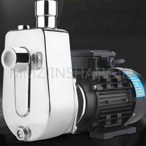 Self-Priming Pump 304 Stainless Steel Centrifugal Pump Small Portable Self-Priming Pump Intelligent Operation