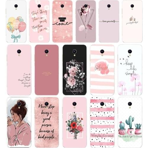 61 Proverb Phrase Motto gift Soft Silicone Tpu Cover phone Case for Meizu M5 M5C M5S M6 M6T M6C M6 Note Case