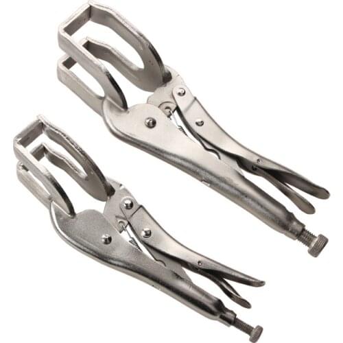 Carbon Steel welding clamp U type Pipe wrench Adjustable Grip Vise Locking Jaw Pliers Wood Locator Clips Electical Repair Tools
