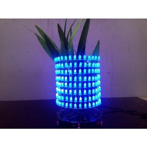 LED Music spectrum display LED display Rhythm lamp Electronic DIY kits Soldering Kits DIY Brain-training Toy
