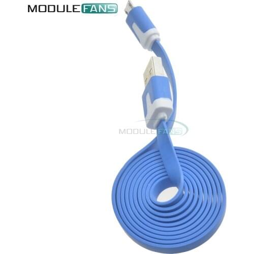1m 3.3ft USB Cable Blue for Wemos D1 Mini NodeMcu Wire DIY