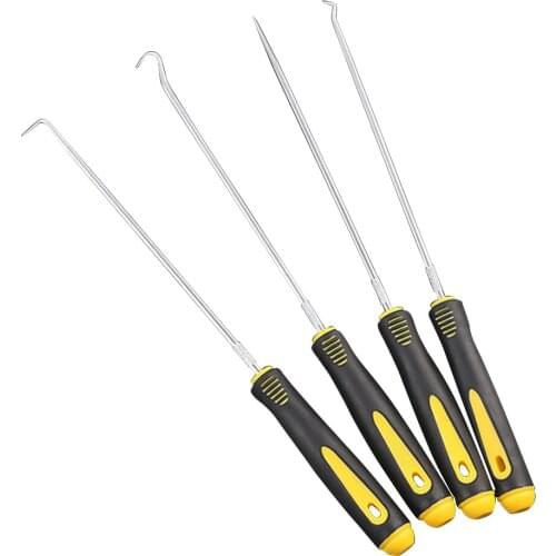 High Quality 4pcs Set O-Ring Oil Seal Tools Scraper Removal Hook Tool Extractor Puller Rubber Screwdriver Hand DIY Tools