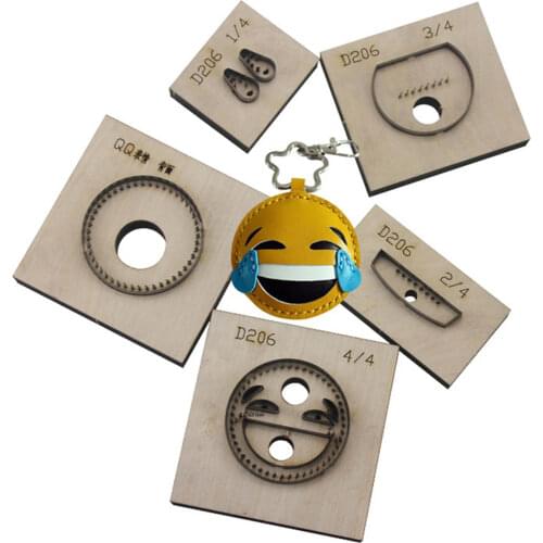 Japan Steel Blade Leather Knife Chat hot emoticonsseries Leathercraft Punch Mould Template DIY Leather Tools Cutting Wood Dies