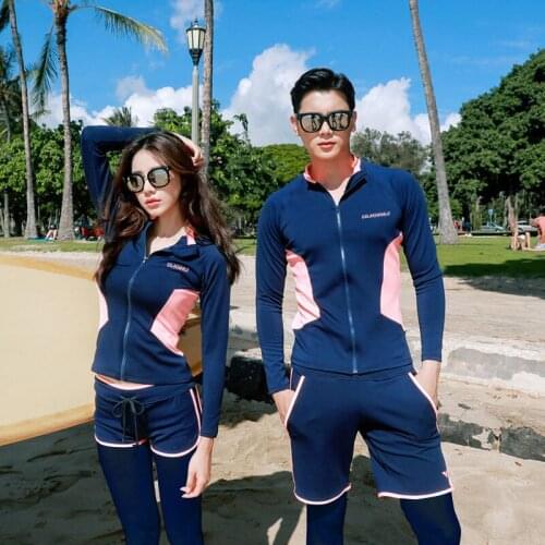 Womens Mens Yoga Suits 5pcs Sport Fitness Running Athletic Tracksuits Long Sleeve Swimsuits Rashguards Full Body Bathing Suit