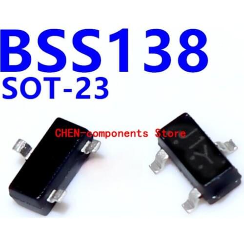 100pcs BSS138 J1 SMD triode SOT23 MOSFET Field effect tube