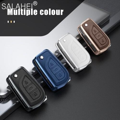 3 Buttons For Toyota Auris Corolla Avensis Verso Yaris Aygo Scion TC IM 2015 2016 Camry RAV4 Car Key Case Cover Protective Shell