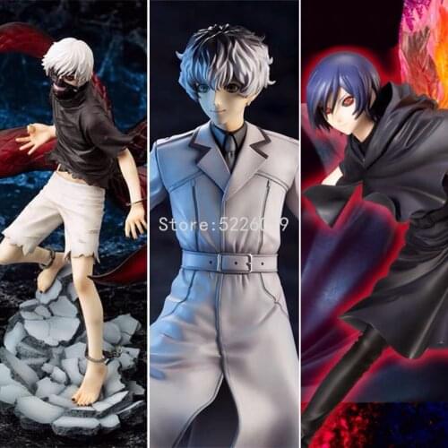 ARTFX J Tokyo Ghoul Anime Figure Kaneki Ken Action Figure Haise Sasaki Figure Touka Kirishima Figurine Collectible Doll Toys