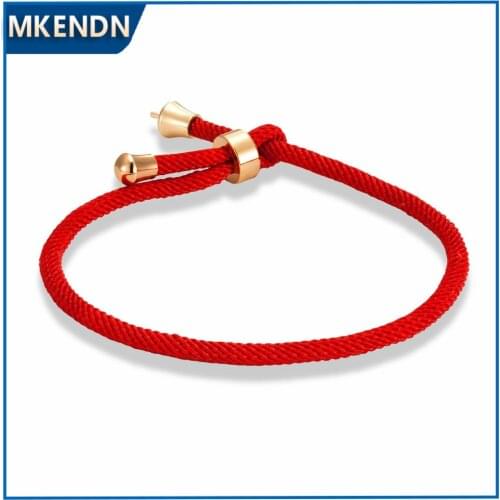 MKENDN Simple Style Couples Bracelets Best Friend Attract Women Men Bracelet 18 colors Milan rope weaving love jewelry