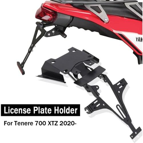 NEW Rear License Plate Holder Bracket Bracket Tail Tidy For Yamaha Tenere 700 XTZ Tenere700 TENERE700 TENERE 700 2020 2021