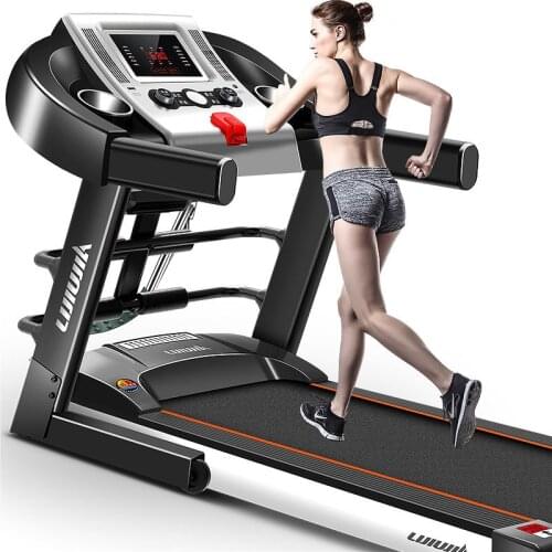 Fitness treadmill home ultra-quiet fitness folding free installation electric treadmill massage treadmill