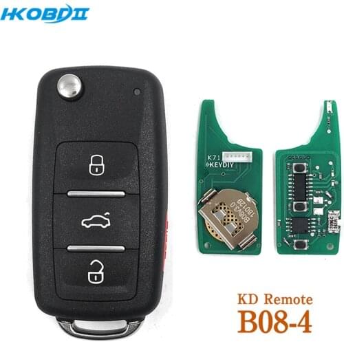 HKOBDII KEYDIY Original KD B08-3+1 B08-4 3+1/4 Buttons series Remotes For KD900/MINI KD/URG200 Key Programmer B Series Remotes