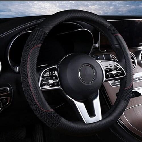 Car Interior Universal 38cm 15Inch Non-Slip Steering Wheel Cover Cars Steering Wheel Protector