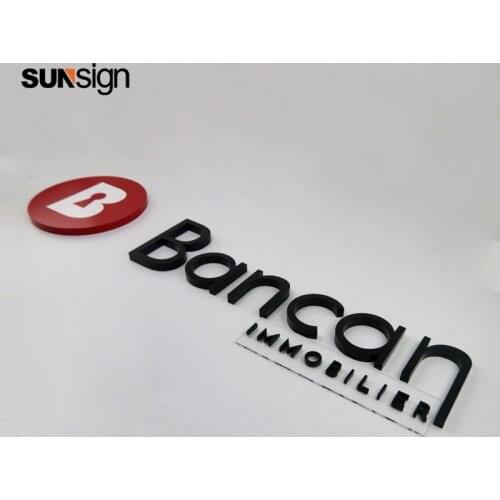 Customized high quality 3d channel letters wall mounted storefront