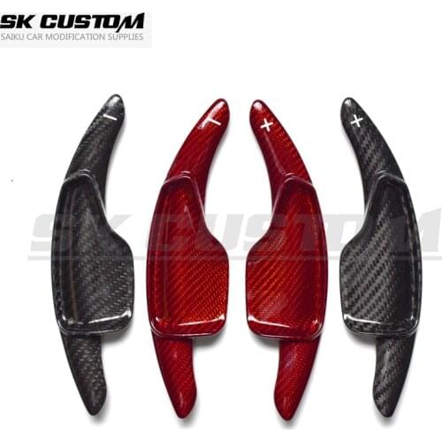 Car Styling for 6th Gen Chevrolet Camaro C7 2016 2017 2018 2019 real Carbon Fiber Paddle Shifters Steering Wheel Shift Paddles