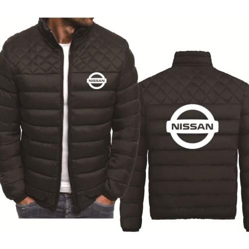 Casual Mens Zip Jacke NISSAN Car Logo Printing Spring Autumn Fashion Cotton High Quality Thicken Warm Wool Fleece Mens Jacket
