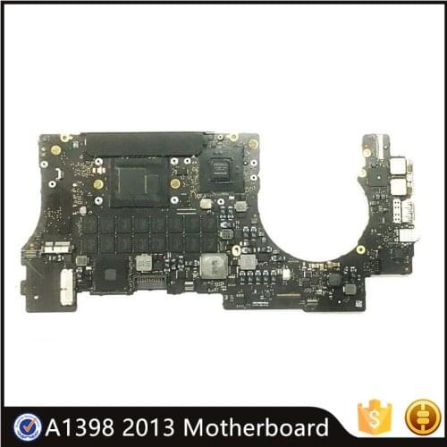 Tested Original A1398 Motherboard for MacBook Retina 15" i7 16GB 2.3GHz 2.6GHz Logic Board 2013 2014 820-3787-A