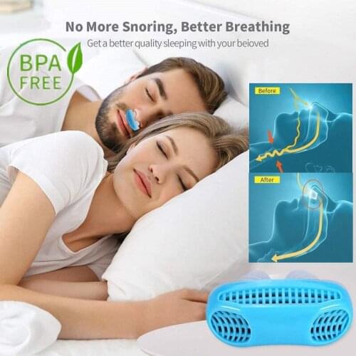 Health Anti Snoring & Air Purifier Relieve Nasal Congestion Snoring Device Ventilation Anti-snoring Anti Snore Nose Clip