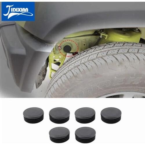 MOPAI ABS Car Chassis Round Hole Dust Waterproof Plugs Protection Cover for Suzuki Jimny 2019+ Car Exterior Accessories