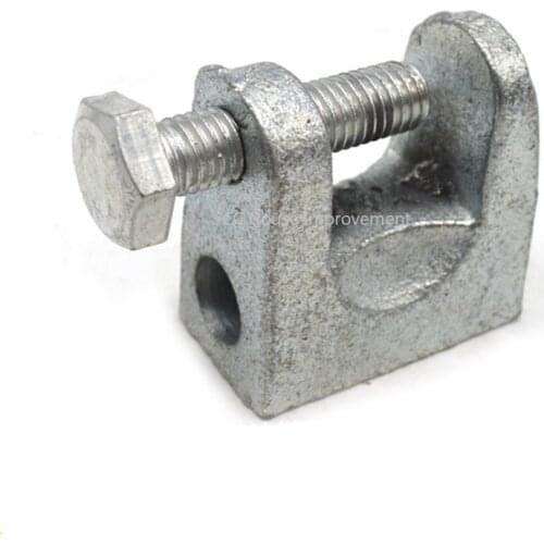C-type Clamps Cast iron C steel lifting fixture I-beam Clamp tube slot steel pipe clamp Heavy sling Steel cable fittings
