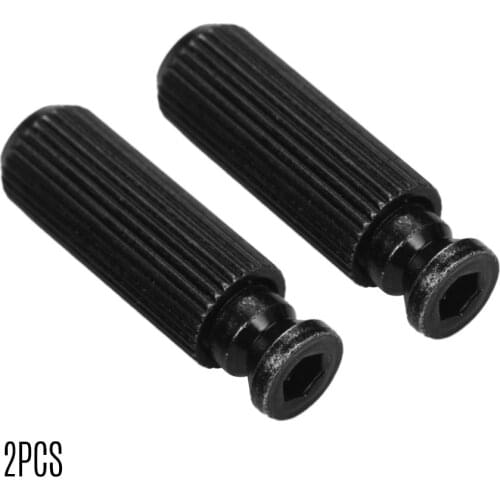 2PCS Metal Electric Guitar Tremolo Bridge Studs Anchors Screws Diameter 8MM Accessories Replacements Black/ Silver/Golden Colors