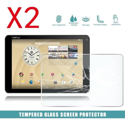 2Pcs Tablet Tempered Glass Screen Protector Cover for Prestigio MultiPad Muze 5001 HD Eye Protection Tempered Film
