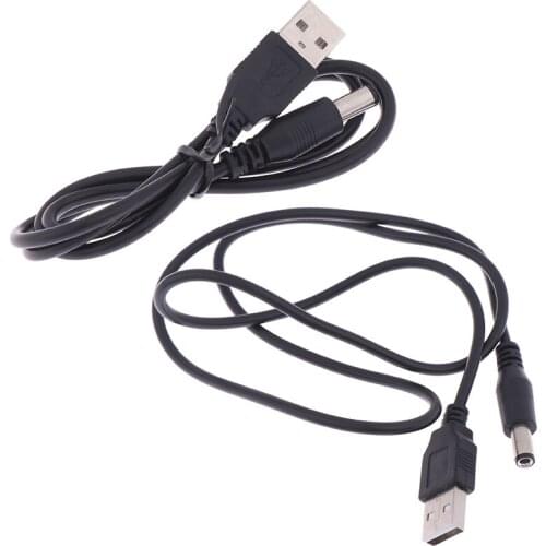 80cm USB 5V Charger power Cable to DC 5.5 mm plug jack USB Power Cable For MP3/MP4 Player