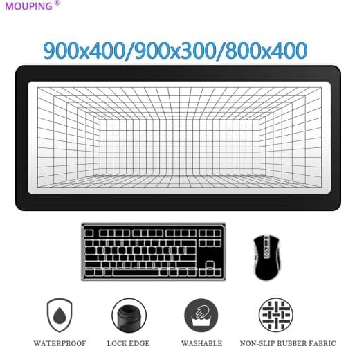 Art Table Xxl Mouse Pad Personalized Floor Mat Pc Gamer Gamer Accessories Carpet Rug Rubber Black Mausepad Office DropShipping