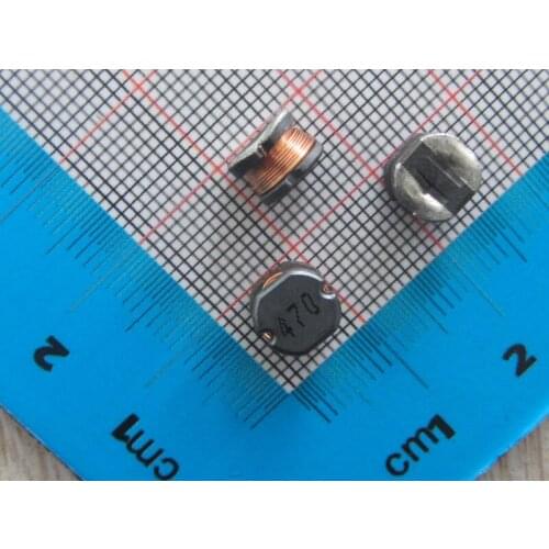 Free ship brand new 100PCS High Quality CD75 47uh 470 1.6A Winding SMD Power Inductor Wire Wound inductor 47UH