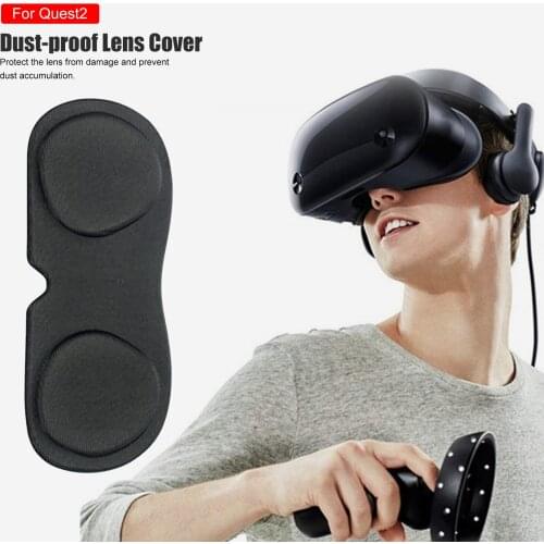 Lens Cover Dust-proof Protective VR Pad Protective Case VR Lens Protect Cover Anti-scratch Lens Cap for Oculus Quest/Rift S AXY