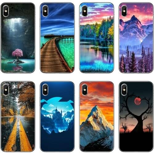 Landscape Natural Scenery Soft Phone Case For Samsung Galaxy A71 A70 A60 A51 A50 A41 A40 A31 A30 A20E A21S A12 A10 A7 A5 A3