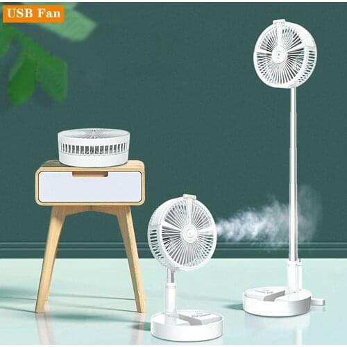 EZSOZO Portable Remote Control Fan Cooling Folding Spray Humidification Lighting 7200AH Battery Air Conditioner Appliance USBFan