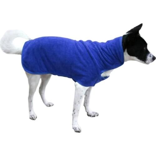 Pet Dog Bathrobe Microfiber Towels Drying Robes Moisture Absorbing Towels Coat Cat Portable Home Travel Camping Towels
