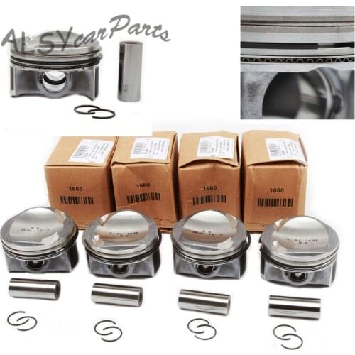 YIMIAOMO OEM 06H 107 065 CP Big Wave Modified Piston Ring & Piston Kit For VW Passat Golf MK6 Audi 1.8TFSI 06H198151C Pin 21mm