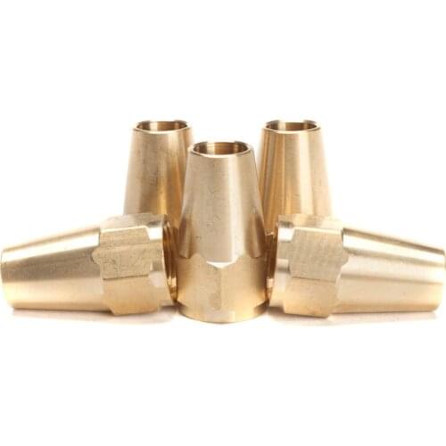 The Brass 1/2" OD 45 Degree Flare Long Nut, Brass Flare Tube Fitting
