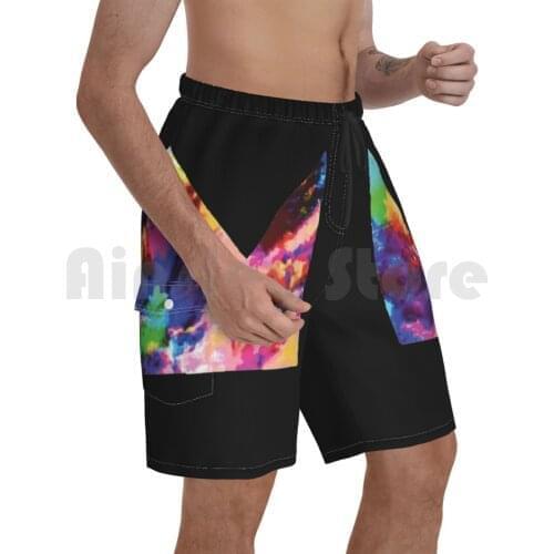 Louis The Child Beach Shorts Men Beach Pants Swimwear Dj Edm Louis The Child Electronic Dance Music Headbang Trippy