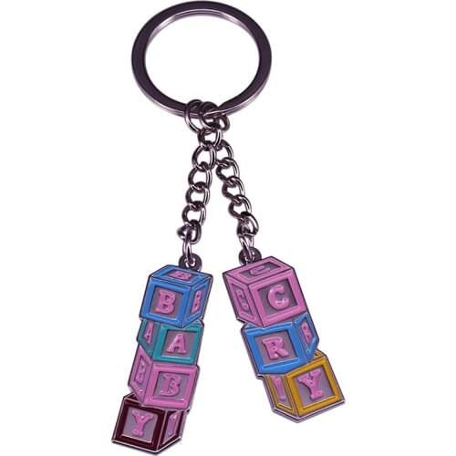 Melanie Martinez hot topic Blocks Logo Metal Key Ring Chain Spell it out for the cry babies in your life Keychain