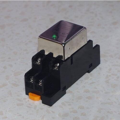 Micro Normally Open Normally Closed 10A AC Solid State Relay SDD-10HDZ SSR Sockect Style Rail Installation With LED Light