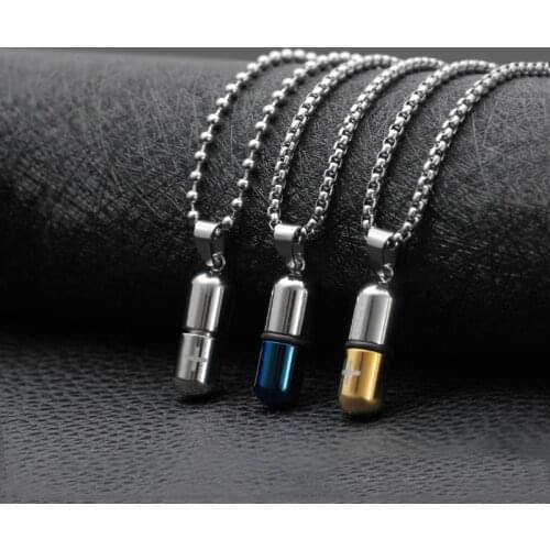 Mens necklaces with mens and womens pendants, students' simple and versatile pendant jewelry