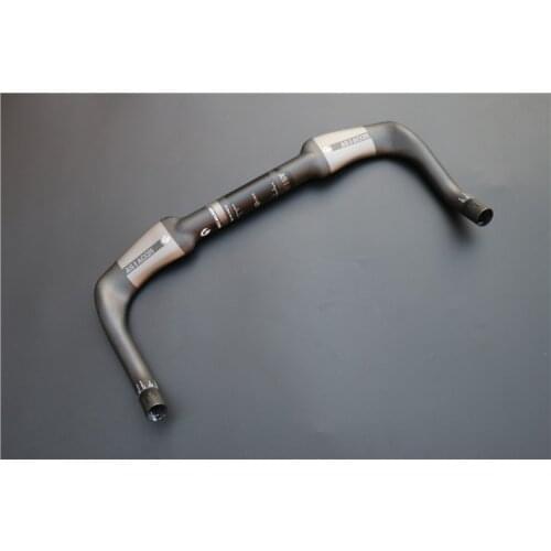 New ASIACOM racing Road bike matte 3K carbon rest handlebar flat TT style Fixed Gear bicycle handlebars 31.8*400-440mm Free ship