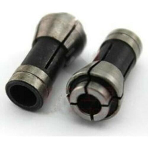 2pcs Die Grinder Router Bit Collet 3mm 6mm Adapter Chuck Holds Arbors Shanks Tools Woodworking For Engraving Machines