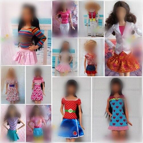30cm Doll Dress Fashion Clothes handmade outfit For Barbie Doll for licca Accessories Baby Toys Best Girl' Gift