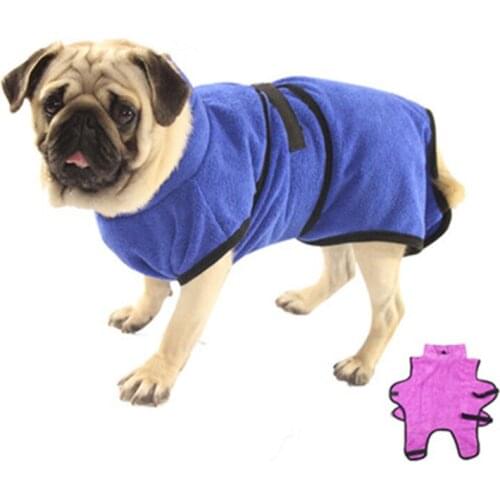 Pet Dog Towel Super Absorbent Drying Bath Pet Towel For Dog Cat Puppy Kitten Soft Warm Pet Bathrobes For Small Large Dogs XS-XL