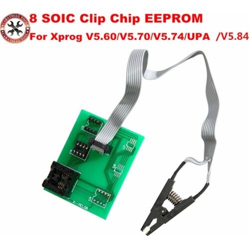 XPROG Eeprom board UPA USB v1.3 programmer upa usb adapter with soic 8 sop8 test clip for xprog V5.60/V5.70/V5.74/V5.84/UPA