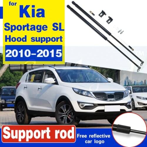 For Kia Sportage SL 2010-2015 Refit Bonnet Hood Cover Gas Shock Lift Strut Bars Support Rod Accessories Car-styling