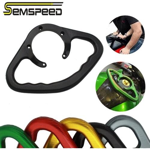 SEMSPEED For Kawasaki z250 z750 z800 z900 Z1000 Z1000SX Motorcycle Passenger Handgrips Hand Grip Tank Grab Bar Handles Armrest