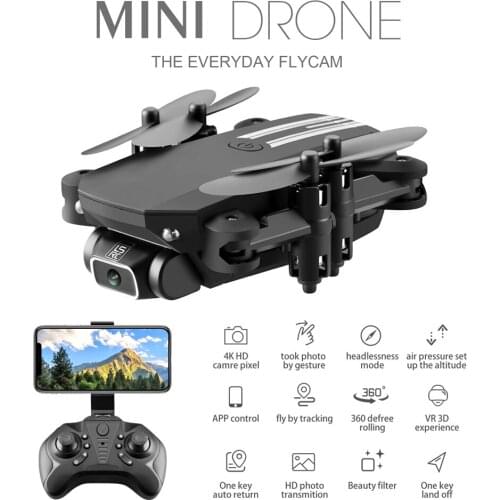 2020 New Protable WIFI FPV Quadcopter With 4K/1080P HD Wide Angle Camera Foldable Altitude Hold Durable RC Drone