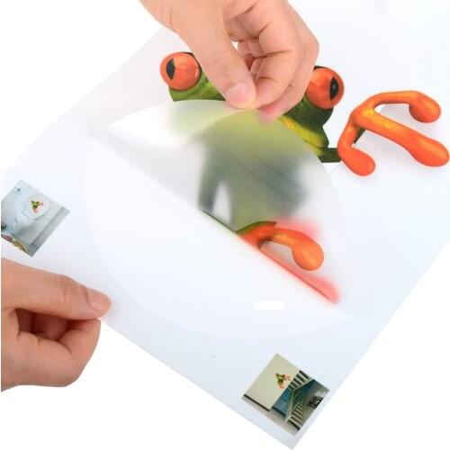 Crazy Green Frog Shore Wall Car Bathroom Toilet Seat Lid Cover Decal Sticker Home Decor Supplies C1