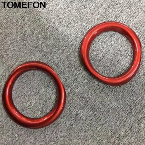 TOMEFON For Toyota C-HR CHR 2016 2017 2018 Car Front Fog Light Lamp Cover Trim Frame Moulding Styling Exterior Accessories ABS